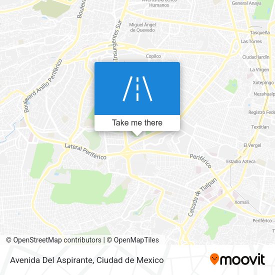 Mapa de Avenida Del Aspirante