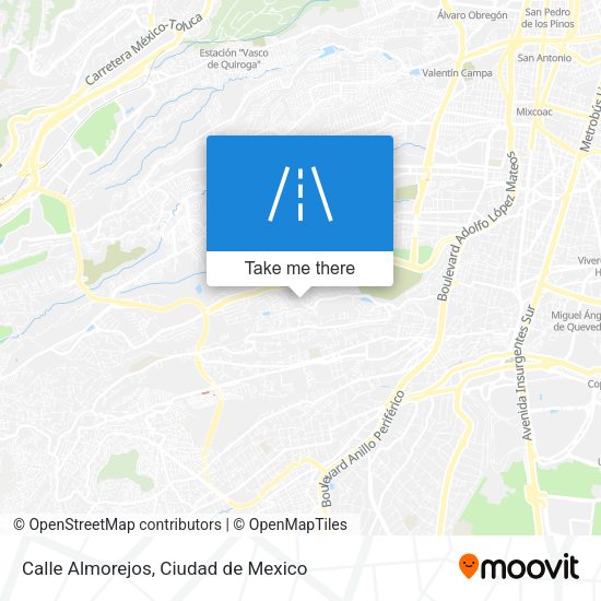 Calle Almorejos map