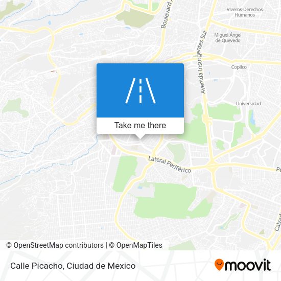 Mapa de Calle Picacho