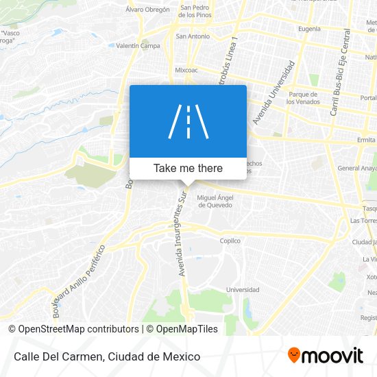 Calle Del Carmen map