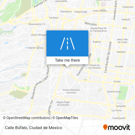 Mapa de Calle Búfalo