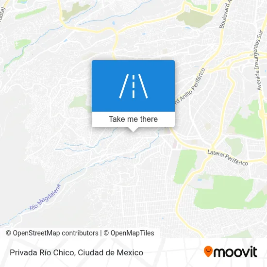 Privada Río Chico map