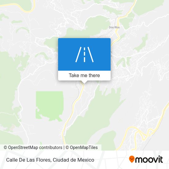 Mapa de Calle De Las Flores