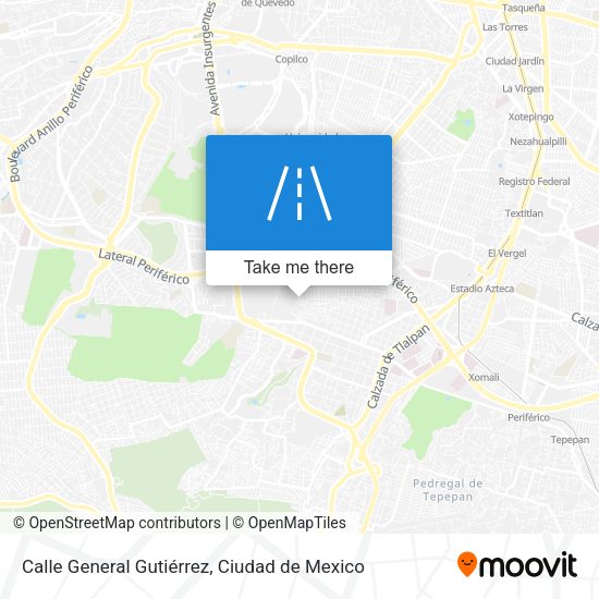 Calle General Gutiérrez map