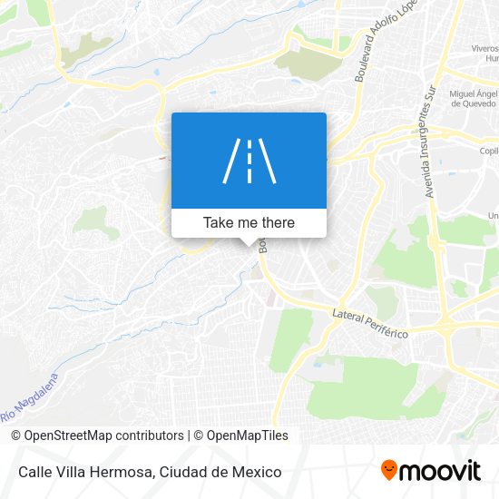 Calle Villa Hermosa map