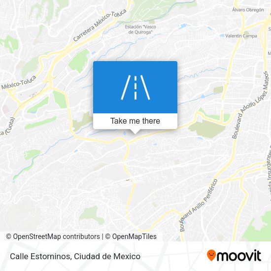Mapa de Calle Estorninos
