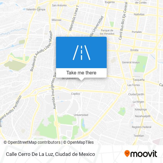 Calle Cerro De La Luz map