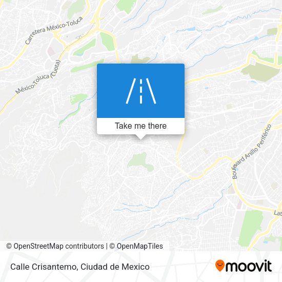 Calle Crisantemo map