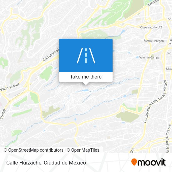 Calle Huizache map
