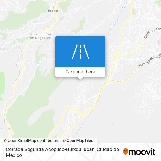 Cerrada Segunda Acopilco-Huixquilucan map