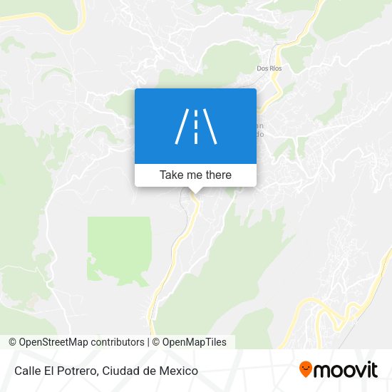Calle El Potrero map