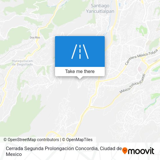 Cerrada Segunda Prolongación Concordia map