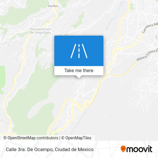 Calle 3ra. De Ocampo map