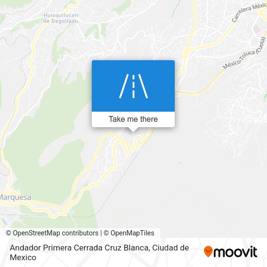 Mapa de Andador Primera Cerrada Cruz Blanca