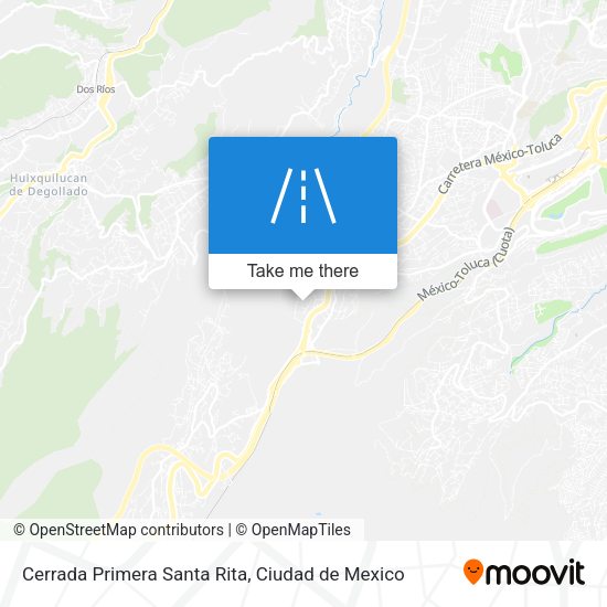 Mapa de Cerrada Primera Santa Rita