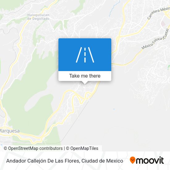 Andador Callejón De Las Flores map