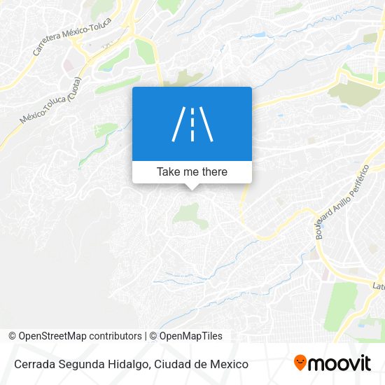 Cerrada Segunda Hidalgo map