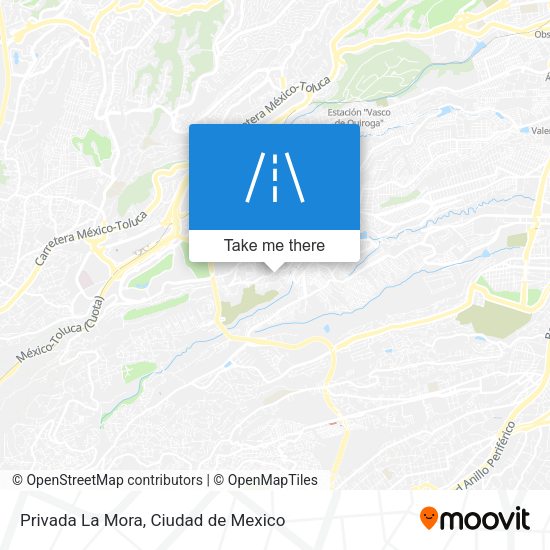 Privada La Mora map