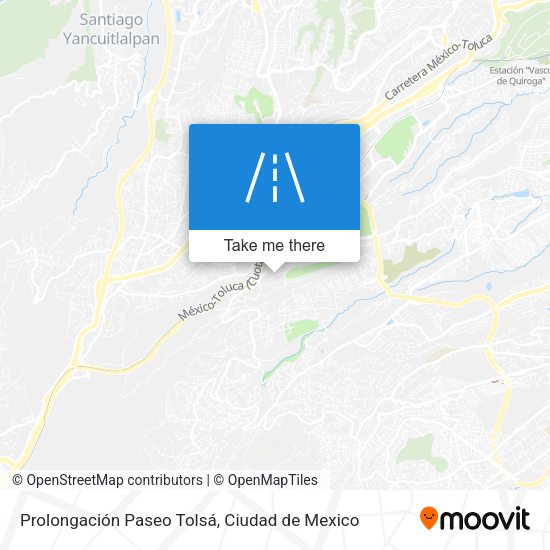 Prolongación Paseo Tolsá map