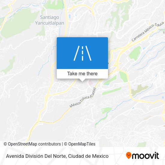 Avenida División Del Norte map