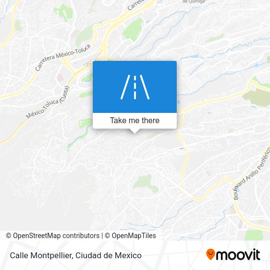 Calle Montpellier map