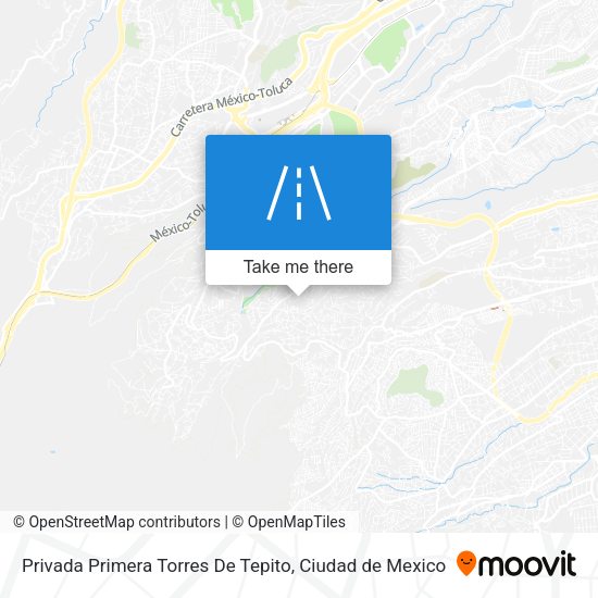Mapa de Privada Primera Torres De Tepito