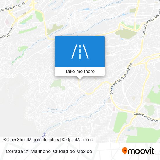Mapa de Cerrada 2º Malinche