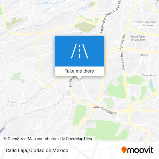Mapa de Calle Laja