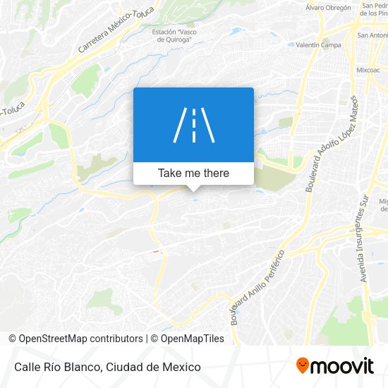 Mapa de Calle Río Blanco