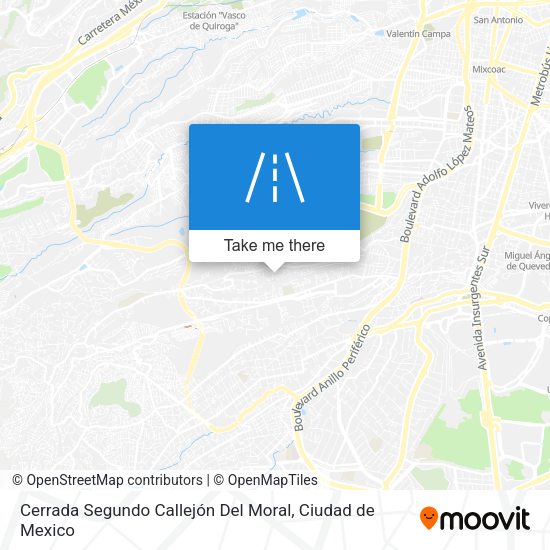 Cerrada Segundo Callejón Del Moral map