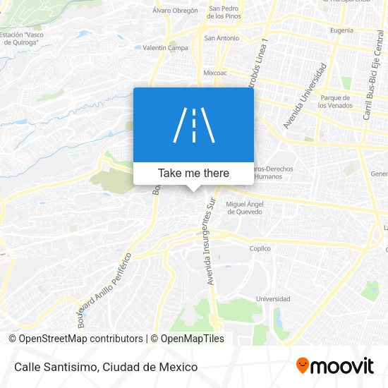 Calle Santisimo map