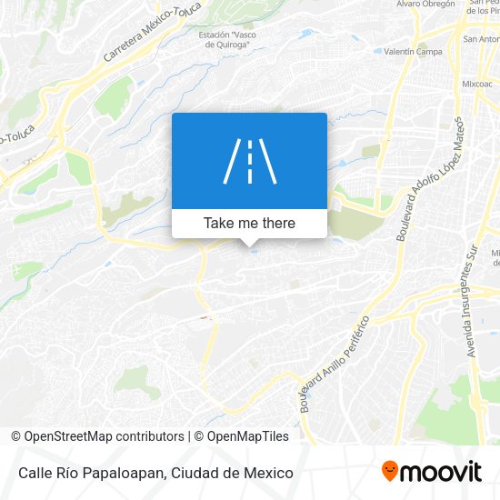 Calle Río Papaloapan map