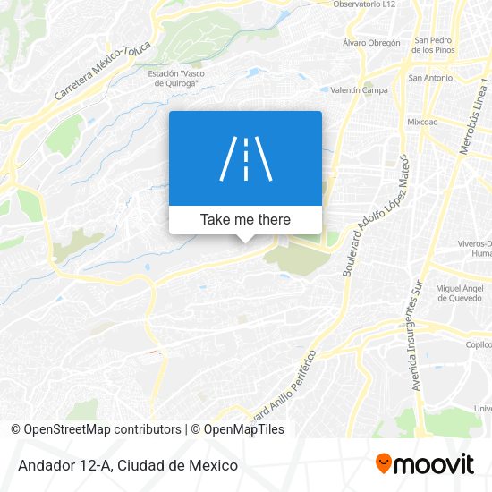 Andador 12-A map