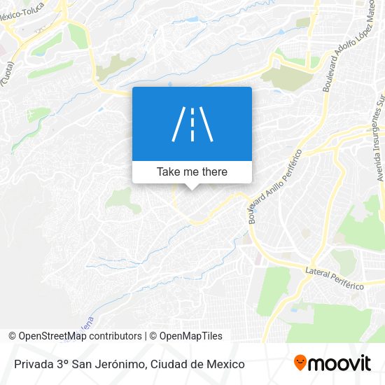 Mapa de Privada 3º San Jerónimo