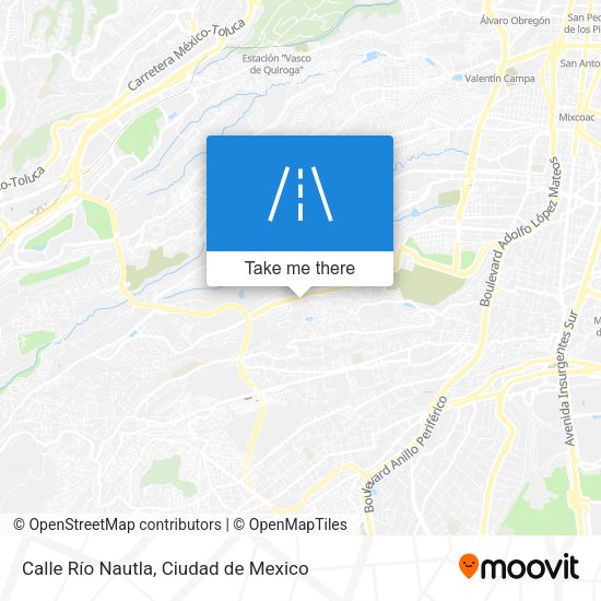 Mapa de Calle Río Nautla