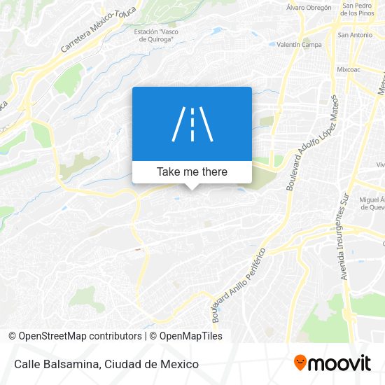 Calle Balsamina map