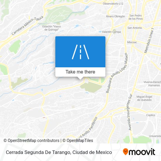 Cerrada Segunda De Tarango map