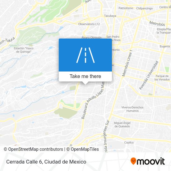 Cerrada Calle 6 map