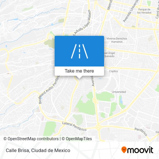 Mapa de Calle Brisa