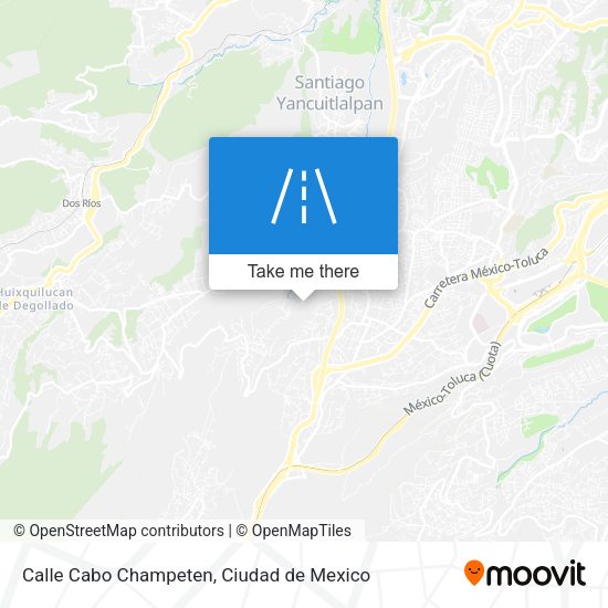 Calle Cabo Champeten map