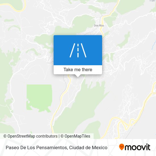Mapa de Paseo De Los Pensamientos