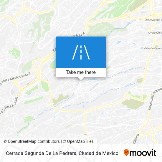 Cerrada Segunda De La Pedrera map