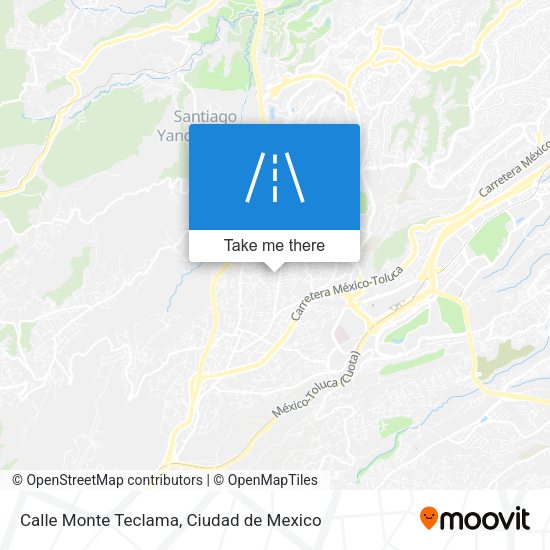 Calle Monte Teclama map