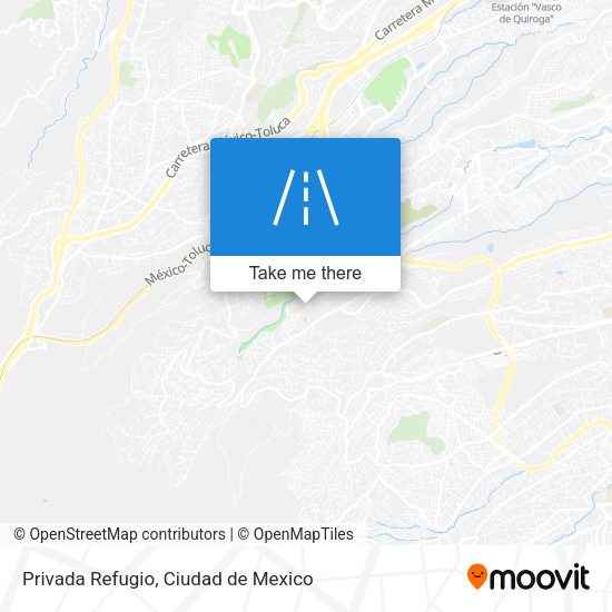 Privada Refugio map