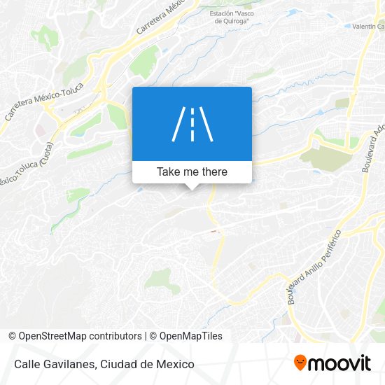 Calle Gavilanes map