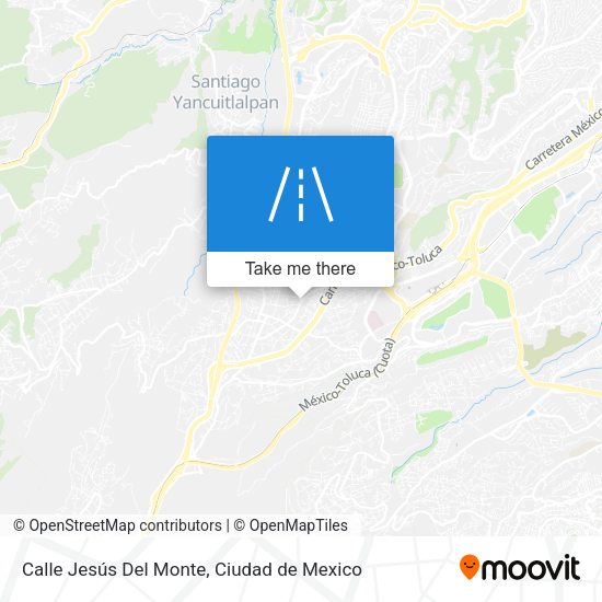 Mapa de Calle Jesús Del Monte