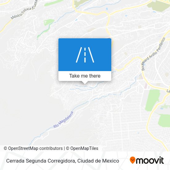 Mapa de Cerrada Segunda Corregidora
