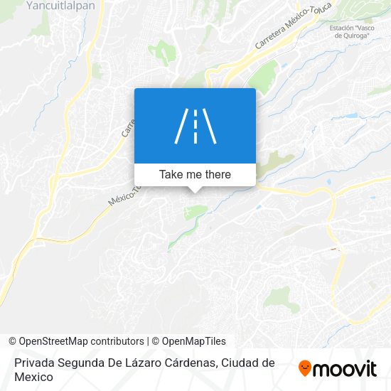 Privada Segunda De Lázaro Cárdenas map