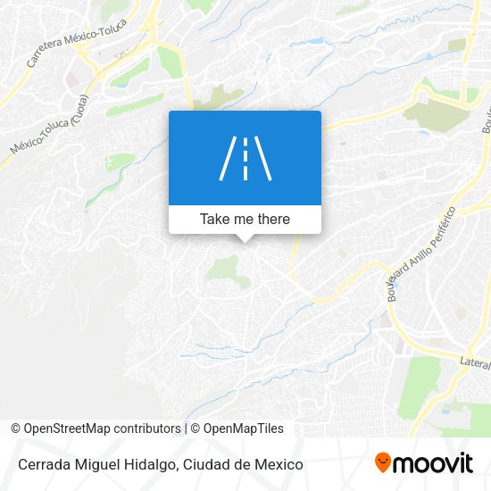 Mapa de Cerrada Miguel Hidalgo