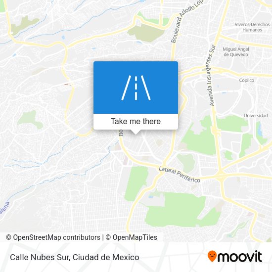 Calle Nubes Sur map